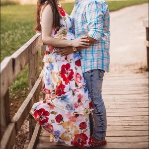 Maxi dress by Leslie Fay